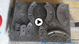Ni-Hard Alloy Concrete Mixer Wear Blades | Casting & Heat Treatment Process FH®